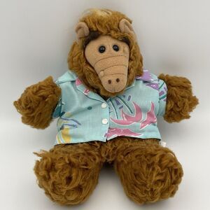 Vintage Alf Hand Puppet Plush 11 Inch 1988 Hawaiian Shirt Alien Productions